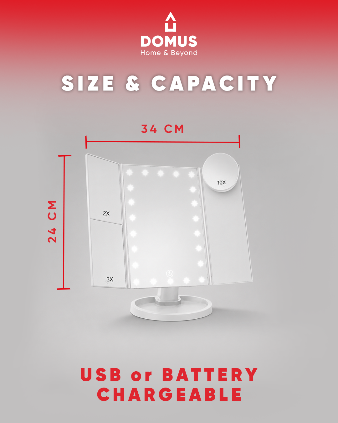 Essential Make Up Vanity Mirror