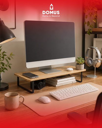 Bamboo Monitor Riser Stand